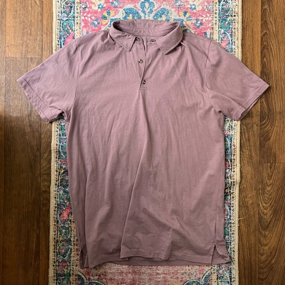 Fresh Clean Tees Two Men's Burgundy And Mauve Polo Shirts — image 4 of 6